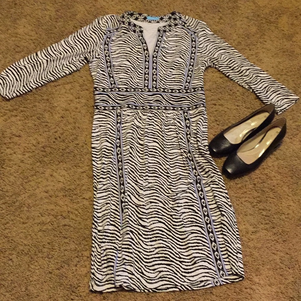 J McLaughlin Catalina cloth pattern dress